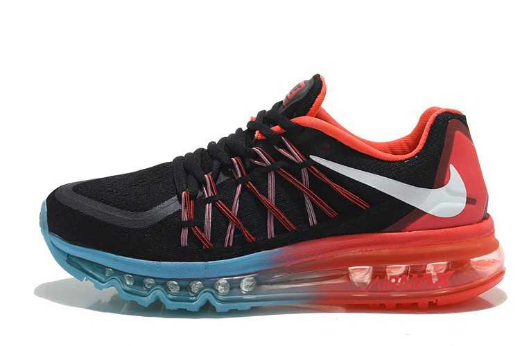 Nike Air Max 2015 nouveau style le meilleur rouge bleu fonce de la porcelaine